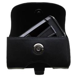 Gomadic Horizontal Leather Case with Belt Clip/Loop for the Sanyo SCP-3200