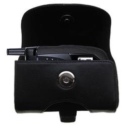 Gomadic Horizontal Leather Case with Belt Clip/Loop for the Sanyo SCP-7050