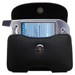 Gomadic Horizontal Leather Case with Belt Clip/Loop for the Siemens SX56 Pocket PC Phone