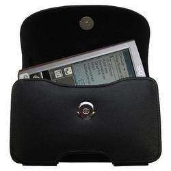 Gomadic Horizontal Leather Case with Belt Clip/Loop for the Sony Clie T600