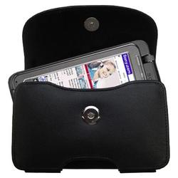 Gomadic Horizontal Leather Case with Belt Clip/Loop for the Sony Clie TH55