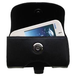 Gomadic Horizontal Leather Case with Belt Clip/Loop for the T-Mobile MDA Compact