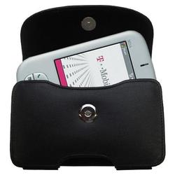 Gomadic Horizontal Leather Case with Belt Clip/Loop for the T-Mobile MDA Pro