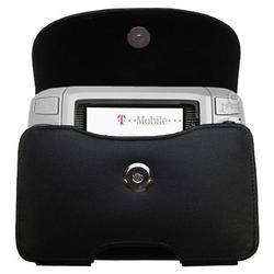 Gomadic Horizontal Leather Case with Belt Clip/Loop for the T-Mobile Sidekick