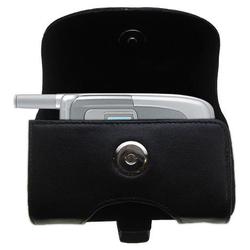 Gomadic Horizontal Leather Case with Belt Clip/Loop for the UTStarcom CDM 8615 CS