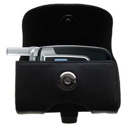 Gomadic Horizontal Leather Case with Belt Clip/Loop for the UTStarcom CDM 8915