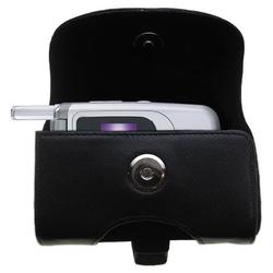 Gomadic Horizontal Leather Case with Belt Clip/Loop for the UTStarcom CDM 8940