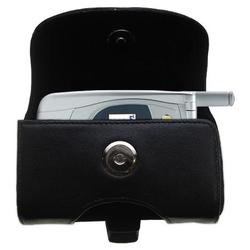 Gomadic Horizontal Leather Case with Belt Clip/Loop for the UTStarcom CDM 9900