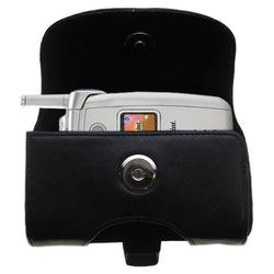 Gomadic Horizontal Leather Case with Belt Clip/Loop for the UTStarcom PM 8920