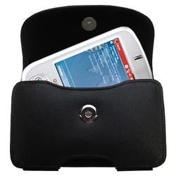 Gomadic Horizontal Leather Case with Belt Clip/Loop for the Vodaphone VPA IV