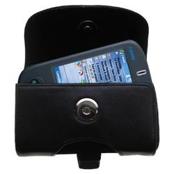 Gomadic Horizontal Leather Case with Belt Clip/Loop for the i-Mate JAMin