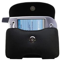 Gomadic Horizontal Leather Case with Belt Clip/Loop for the i-Mate Pocket PC Phone Edition