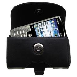Gomadic Horizontal Leather Case with Belt Clip/Loop for the i-Mate SP3i Smartphone