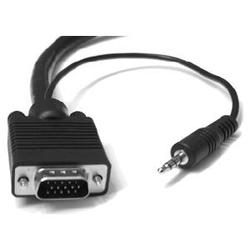 HOUSE BRAND House Brand VGA/UXGA-MF-06A 6 Feet Male-to-Female High Resolution VGA w/Audio Cable