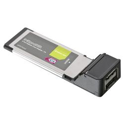 IOGEAR 2 Port eSATA ExpressCard - 2 x 7-pin Serial ATA/300 External SATA