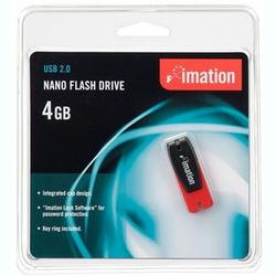IMATION CORPORATION Imation 4GB Nano USB 2.0 Flash Drive - 4 GB - USB - External