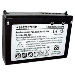 Osprey-Talon Internal Li-Ion Battery 2400mAh for Dell Axim X50 , X50v , X51 , X51v + back cover including