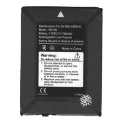 Osprey-Talon Internal Li-Ion PH17B Battery 1700mAh for O2 XDA II, T-Mobile MDA II, E-Plus Qtek 2020, Vodafone VPA