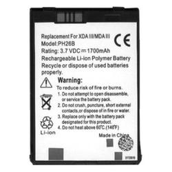 Osprey-Talon Internal Li-Ion PH26B Battery 1700mAh for O2 XDA III / XDA 3 , XDA IIs / XDA 2s , T-Mobile MDA III