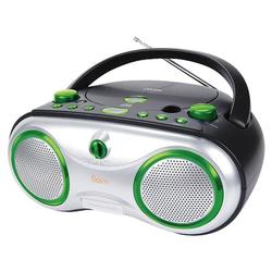 JWIN PORTABLE CD PLAYER AM/FM RADIO GREEN NIC