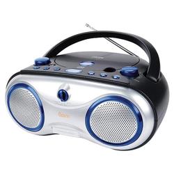 JWIN PORTABLE CD PLAYER W/AM/FM RADIO BLUE NIC