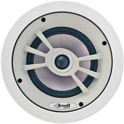 Knoll Systems Knoll SE650 Round Speaker - 2-way Speaker - Cable - White