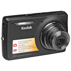 EASTMAN KODAK COMPANY Kodak EasyShare M1033 Digital Camera - Black - 10.1 Megapixel - 16:9 - 3x Optical Zoom - 5x Digital Zoom - 3 Color LCD