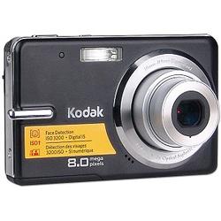 KODAK Kodak EasyShare M883 Digital Camera - Midnight Black - 8 Megapixel - 16:9 - 5x Digital Zoom - 3 Color LCD