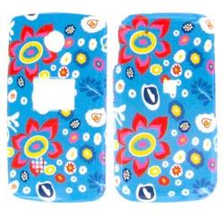 Wireless Emporium, Inc. LG AX275/AX-275 Colorful Hand Painted Flowers Snap-On Protector Case Faceplate