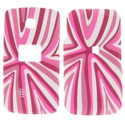 Wireless Emporium, Inc. LG AX275/AX-275 Pink Star Lines Snap-On Protector Case Faceplate