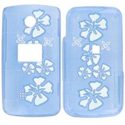 Wireless Emporium, Inc. LG AX275/AX-275 Trans. Blue Hawaii Snap-On Protector Case Faceplate
