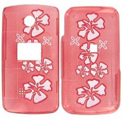 Wireless Emporium, Inc. LG AX275/AX-275 Trans. Red Hawaii Snap-On Protector Case Faceplate