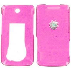 Wireless Emporium, Inc. LG Muziq LX570 Trans. Hot Pink Snap-On Protector Case