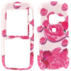 Wireless Emporium, Inc. LG Rumor LX260 Pink Rose Snap-On Protector Case Faceplate