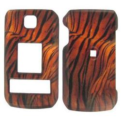 Wireless Emporium, Inc. LG Trax CU575 Rubberized Dark Tiger Skin Snap-On Protector Case Faceplate