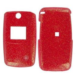 Wireless Emporium, Inc. LG VX5400 Glitter Red Snap-On Protector Case
