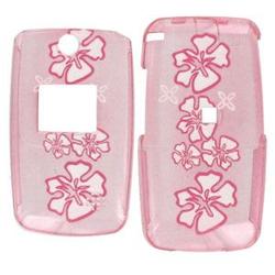 Wireless Emporium, Inc. LG VX5400 Trans. Pink Hawaii Snap-On Protector Case