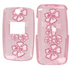 Wireless Emporium, Inc. LG VX5400 Trans. Pink Hawaii Snap-On Protector Case