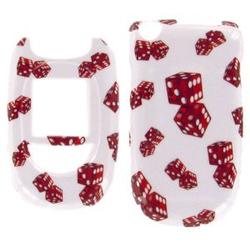 Wireless Emporium, Inc. LG VX8300 Red Dice Snap-On Protector Case Faceplate