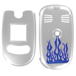 Wireless Emporium, Inc. LG VX8350 Laser Blue Flame Snap-On Protector Case Faceplate