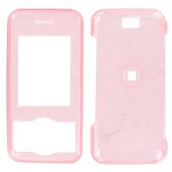 Wireless Emporium, Inc. LG VX8550 Chocolate Trans. Pink Snap-On Protector Case w/Swivel Belt Clip