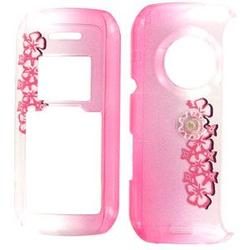 Wireless Emporium, Inc. LG enV VX9900 Trans. Pink Hawaii II Snap-On Protector Case Faceplate