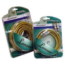 Lanzar LQRC4 Braided Screen RCA Interconnect (4 ft)