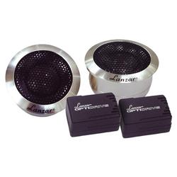 Lanzar One Pair 1'' Titanium Dome Tweeter w/Aluminum Housings