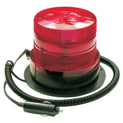LiteGlow Liteglow Sl50 12v Strobe Magnet Mounts With Cigarette Lighter Adapter (red)
