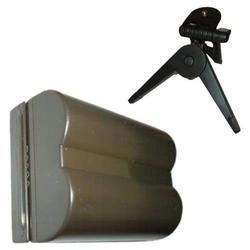 HQRP Lithium Ion Digital Cameras Battery Equivalent For Canon BP-511 + Black Mini Tabletop Tripod