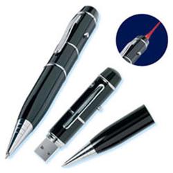 MixSonic 1GB High Speed USB 2.0 1GB Flash Drive Pen & Laser Pointer (FD-PEN-BLACK-1G)