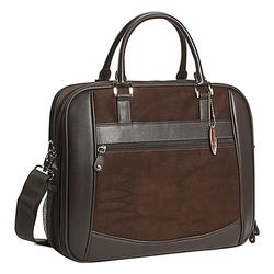 Mobile Edge Element Notebook Briefcase - Suede - Brown