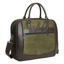 Mobile Edge Element Notebook Briefcase - Suede - Green