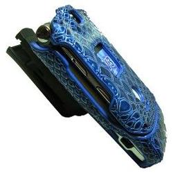 Emdcell Motorola RAZR V3 V3m V3i V3t V3e V3r V3a V3c Protect Case Blue Snake Skin w/clip